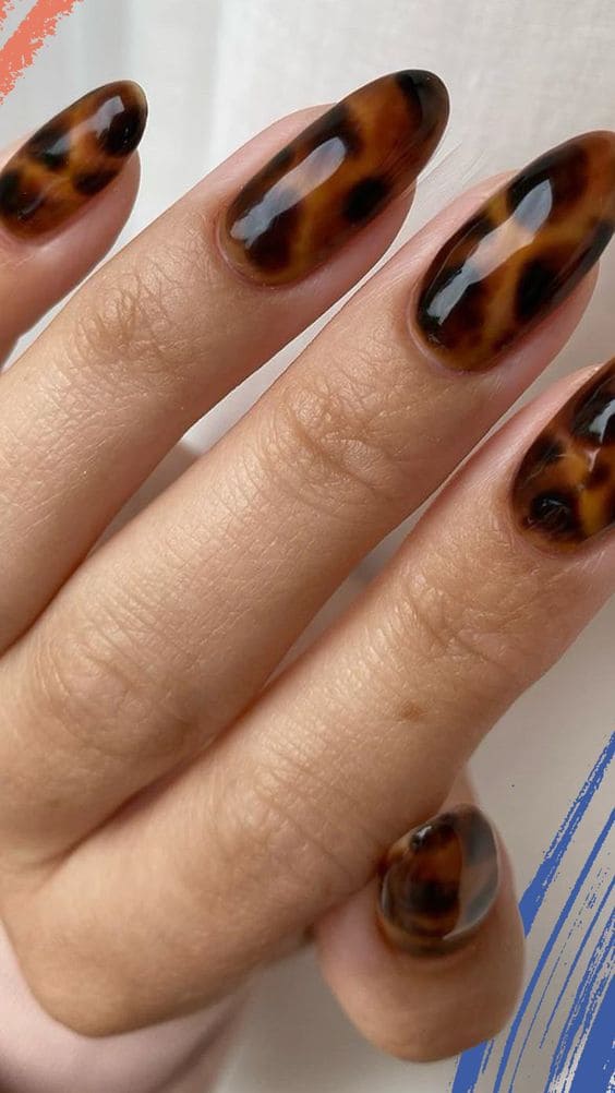 Tortoiseshell Manicure