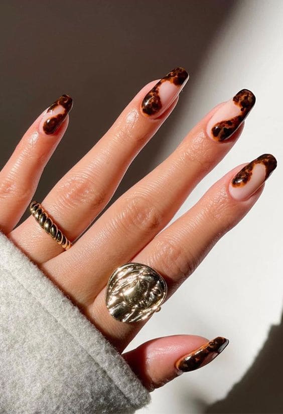 Tortoiseshell Manicure