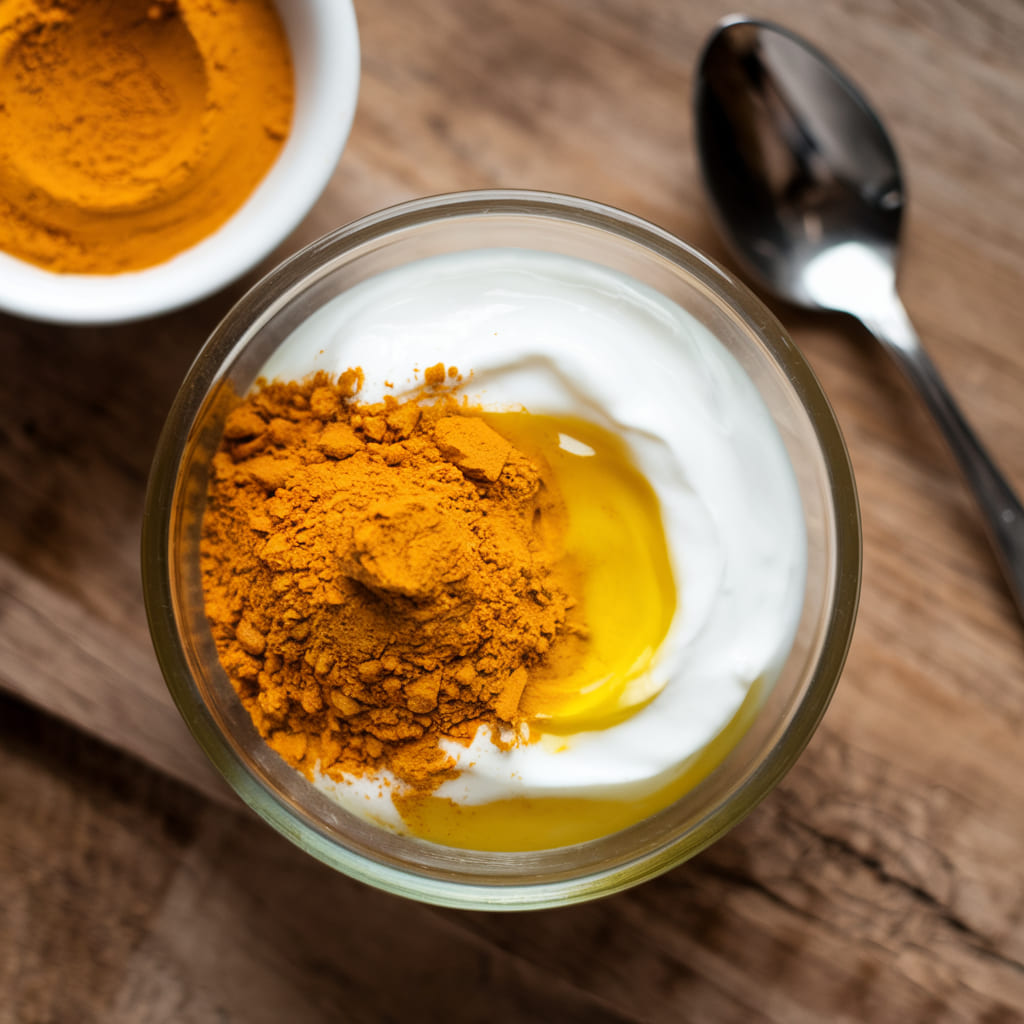 Turmeric and Yogurt Brightening Mask
