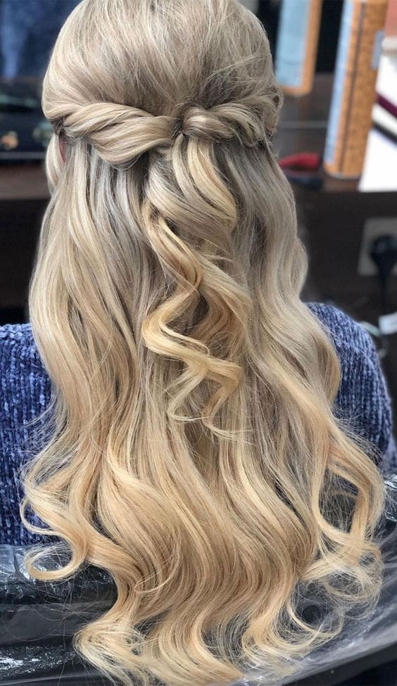 Twisted Half Up Half Down