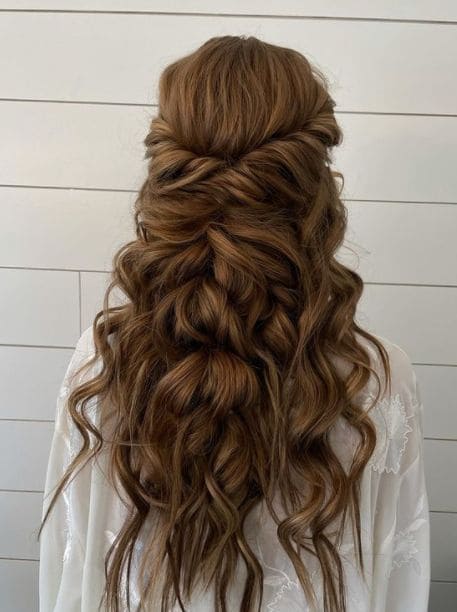 Twisted Half Up Half Down