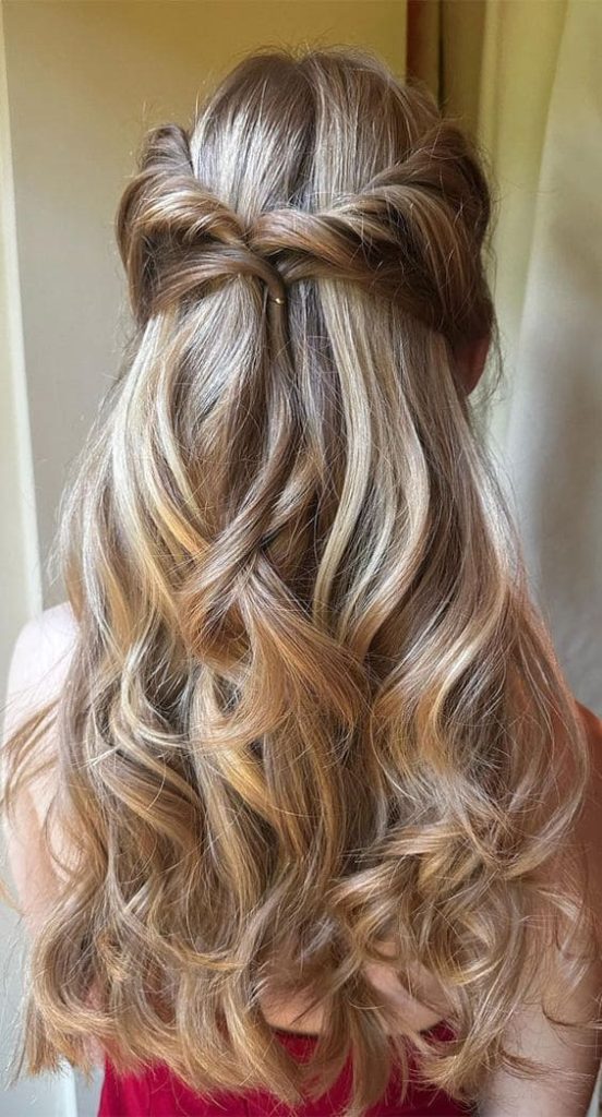 Twisted Half Up Half Down