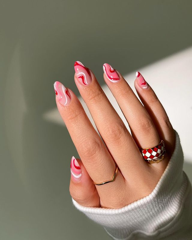 Valentine's Day Swirls