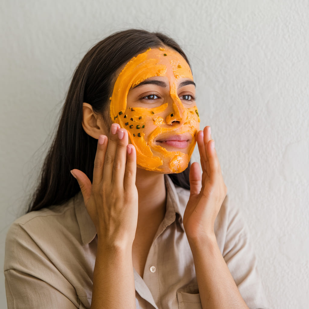 Vitamin C and Papaya Mask for Age Spots