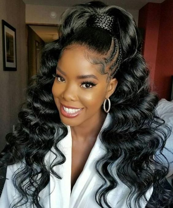 Voluminous Ponytail Hairstyles For Black Hair