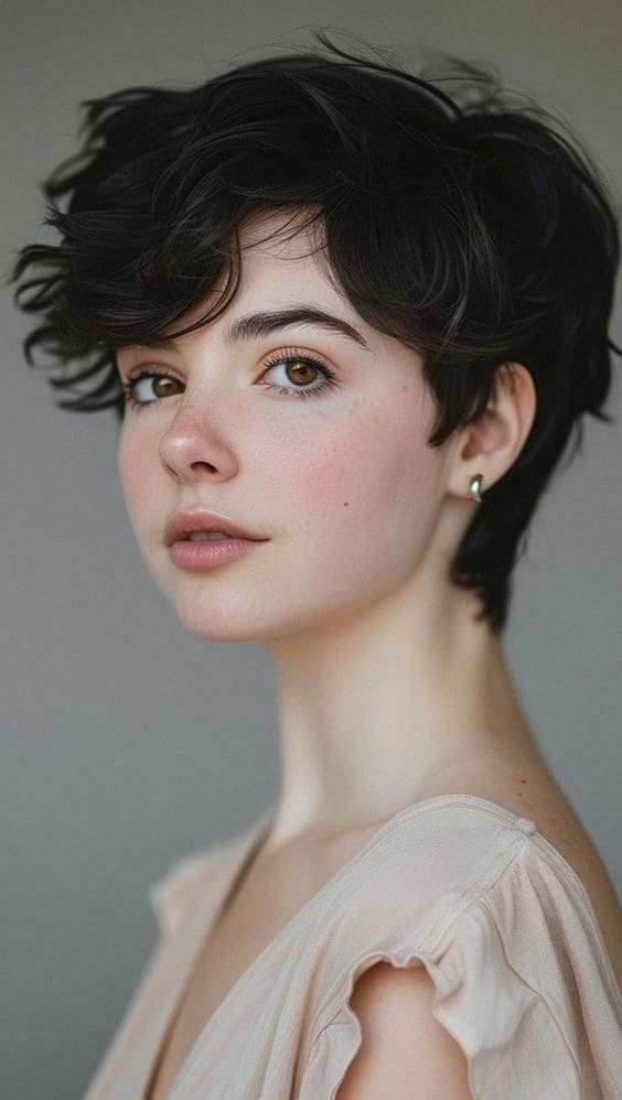 Wavy Pixie Cut