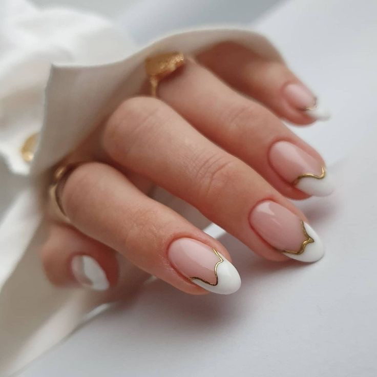 White Wedding Nail Designs