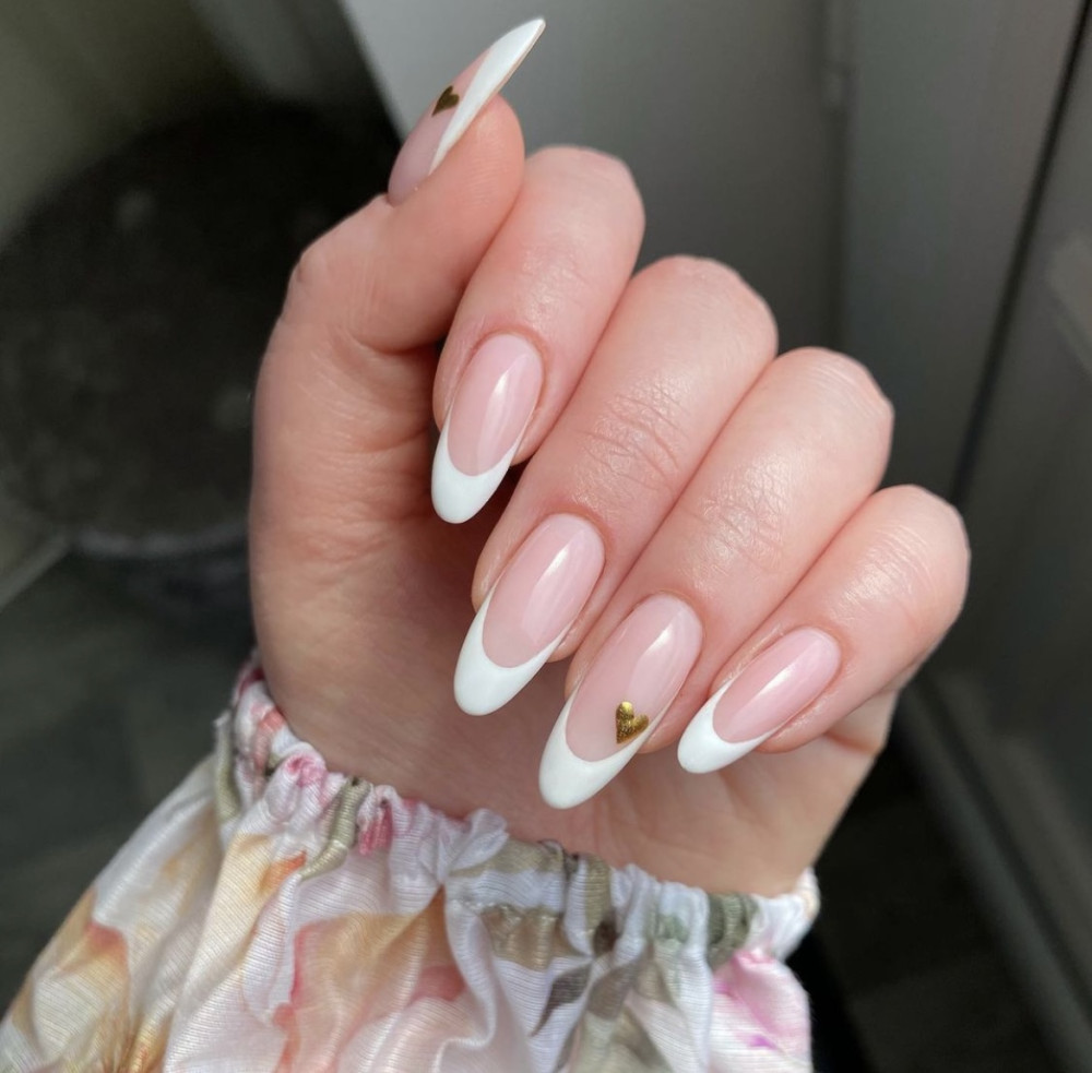 White Wedding Nail Designs