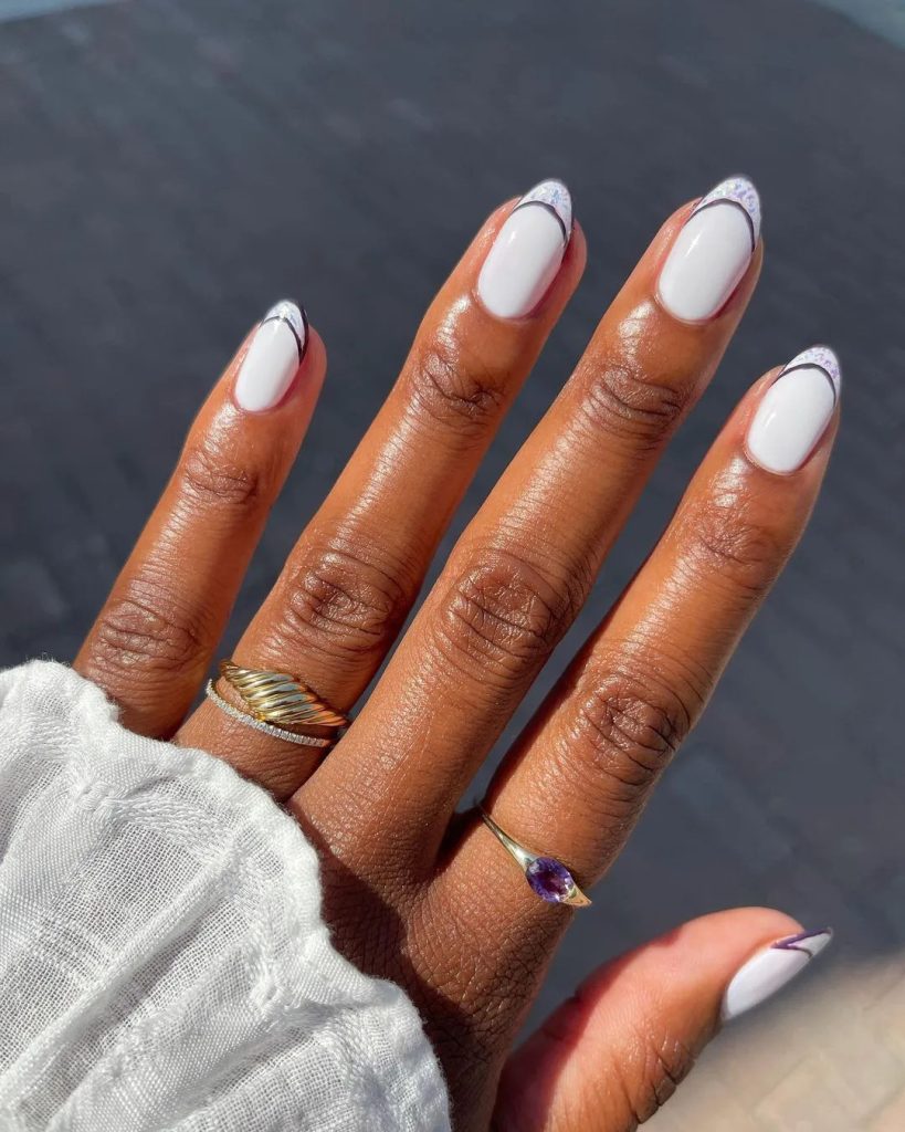  White Winter Nails