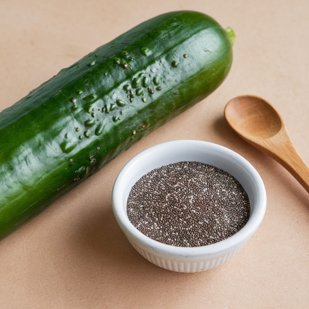 Why Cucumber and Chia Seeds Work So Well Together for Skin