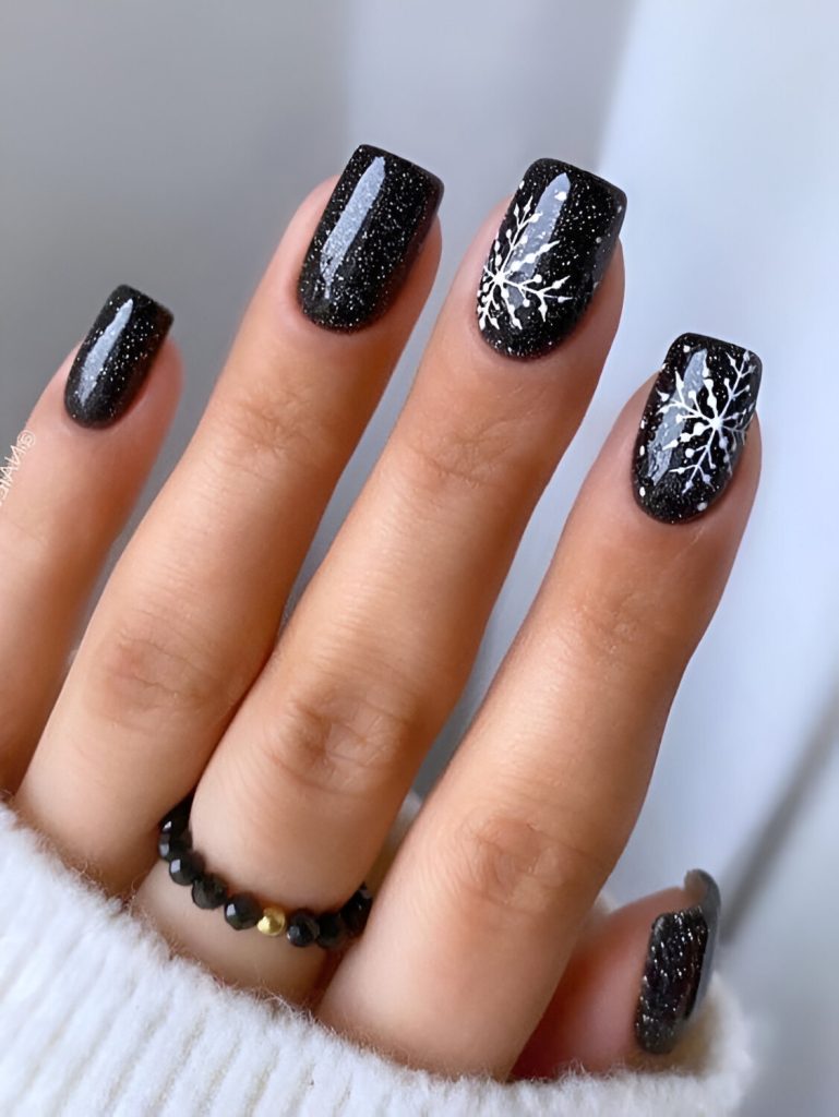 Winter January Nails