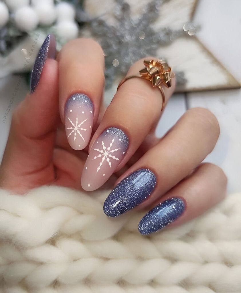 Winter January Nails