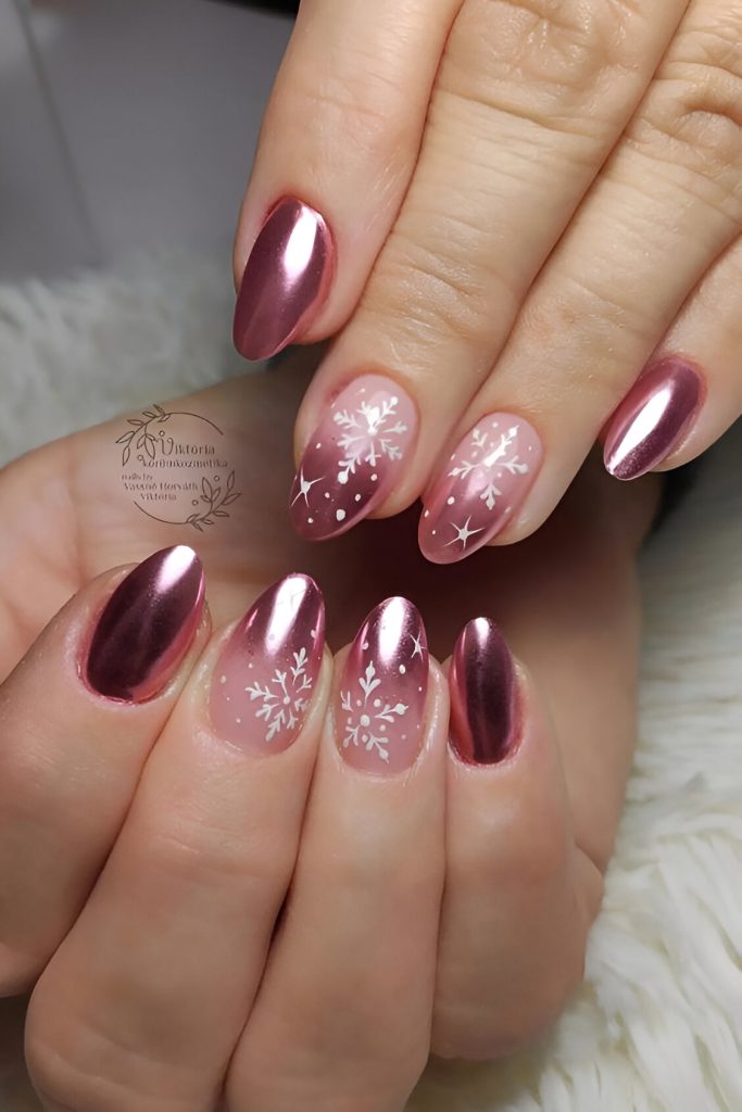 Winter January Nails