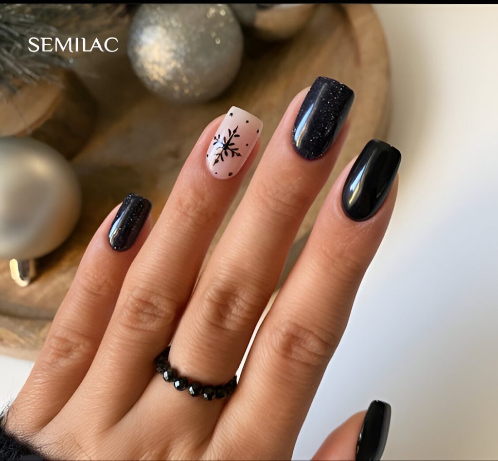 Winter January Nails