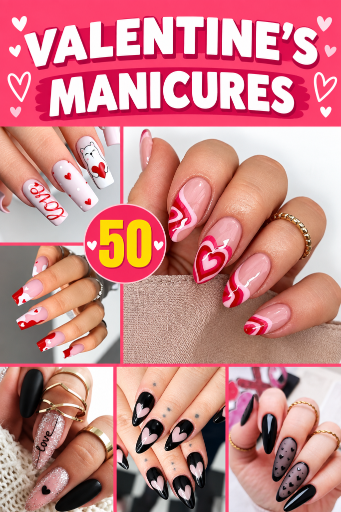 50 Drool-Worthy Valentine’s Manicures To Spice Up Your Date