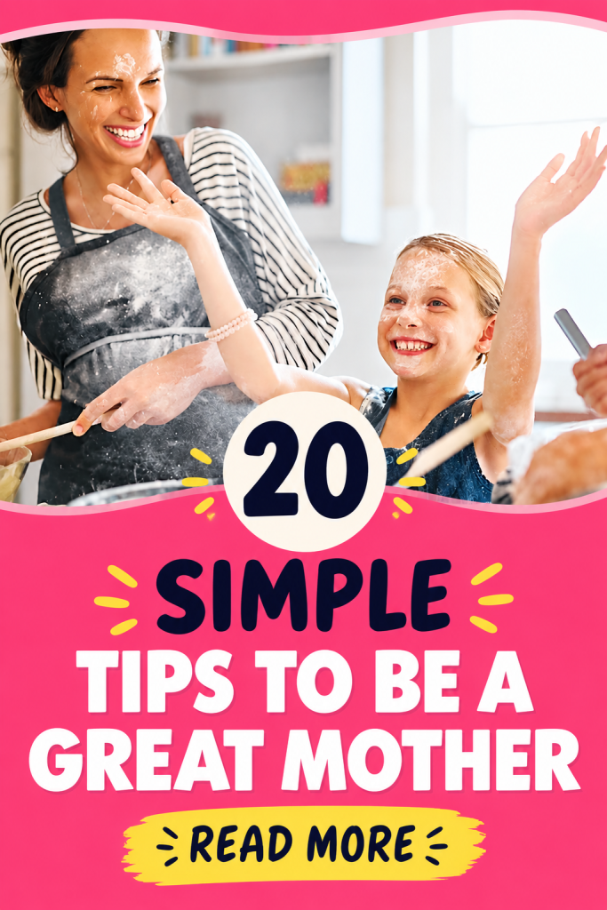 20 Simple Tips To Be A Great Mother And Help Your Babies Grow