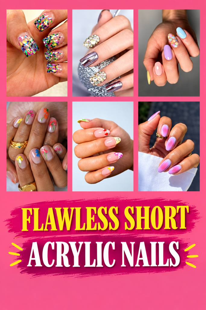60 Short Acrylic Nails For Our Drop Dead Gorgeous Shorties