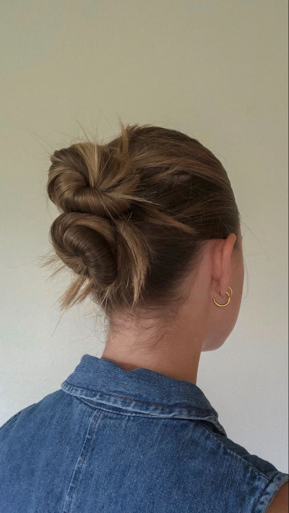 Sleek Spikey Bun