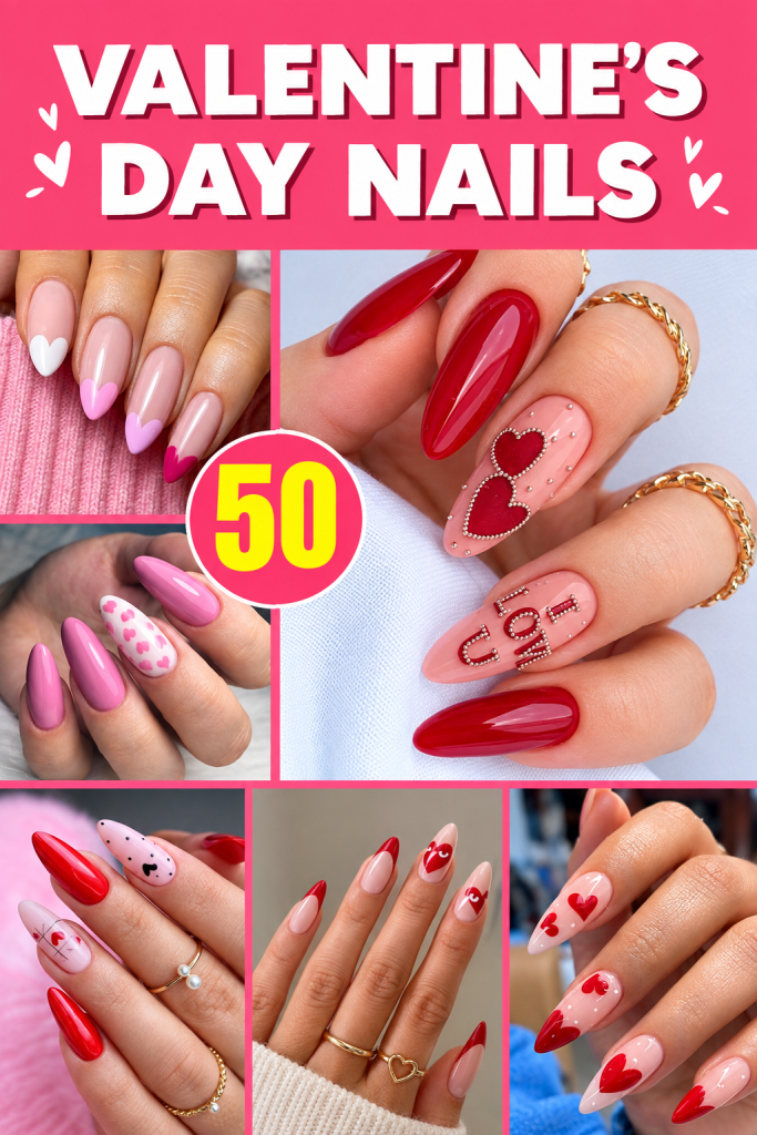 50 Drool-Worthy Valentine’s Day Nails Too Charming To Ignore