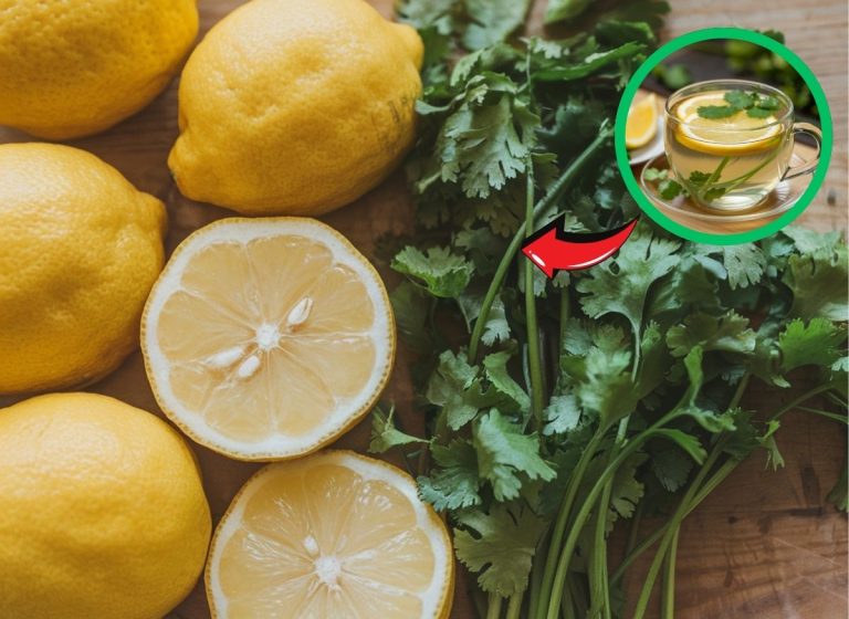 Lemon and Cilantro Tea: A Simple Sip for a Natural Glow