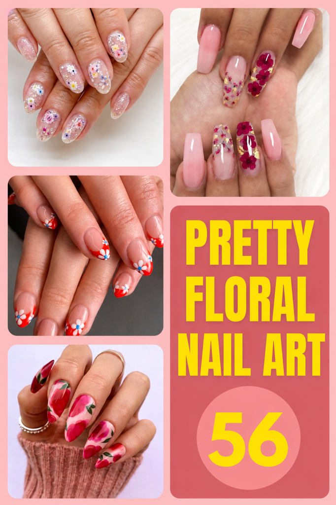 50+ Floral Nail Arts Will Turn Ladies Into A Heavenly Garden