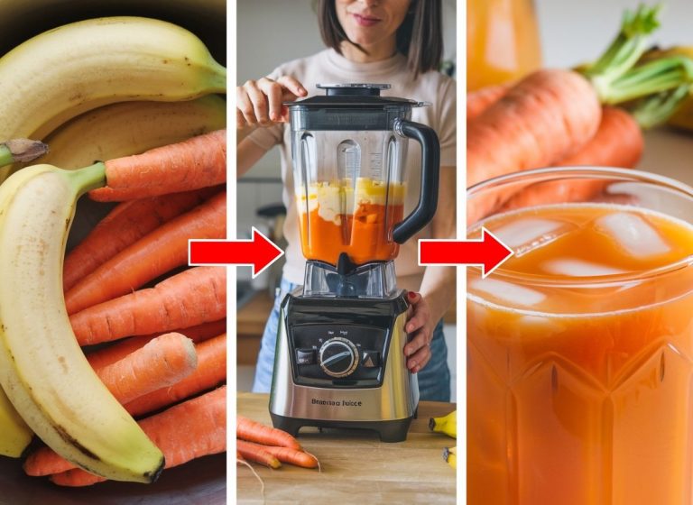 Carrot & Banana Juice for a Fresh, Radiant-Looking Glow