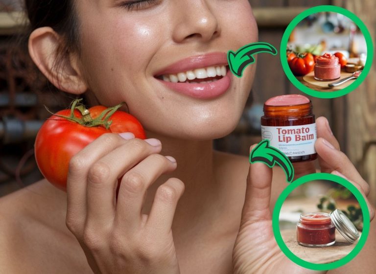Natural Tomato Lip Treatment for Soft, Naturally Pink Lips