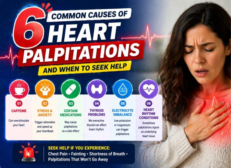 6 Common Causes of Heart Palpitations and When to Seek Help