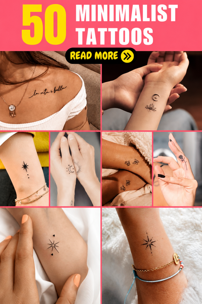 50 Gorgeous Minimalist Tattoos To Enhance Your Feminine Grace