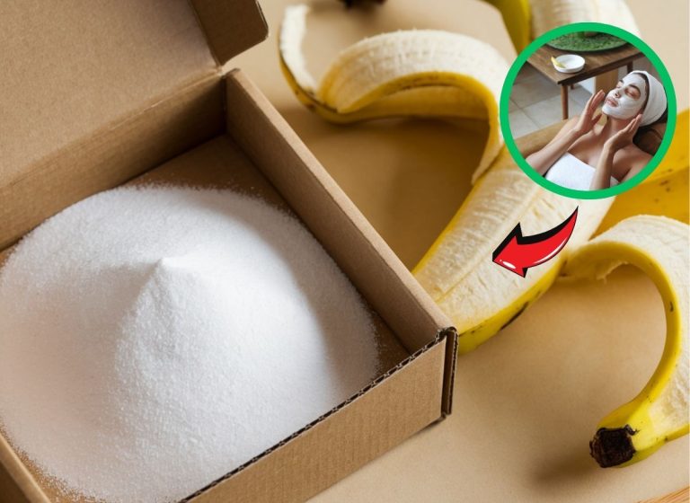 Baking Soda and Banana Peels: A Natural Way to Fight Wrinkles and Aging Skin