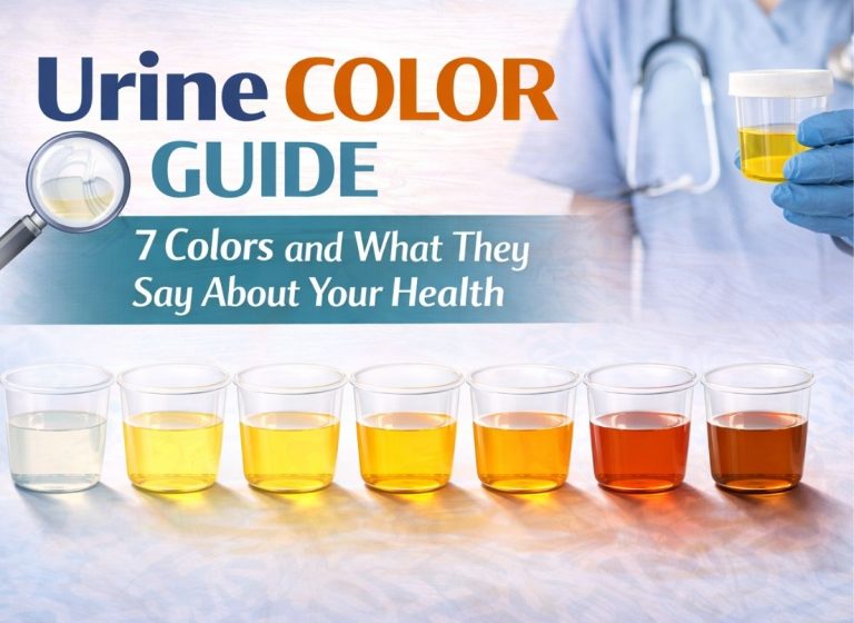 An Urine Color Guide with 7 Colors and What They Say About Your Health